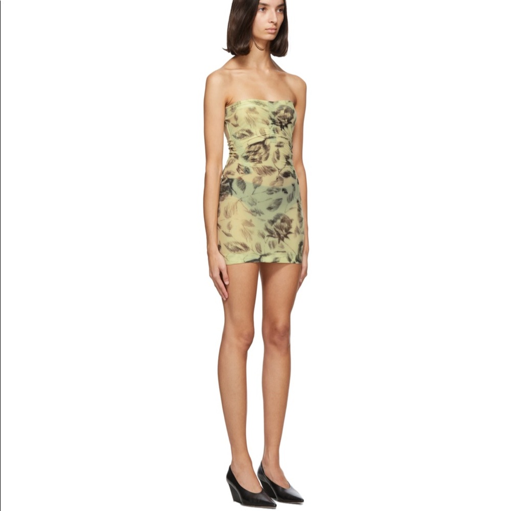 Charlotte Knowles Skinn Dress NWT - Yellow Rose - Picture 2 of 4